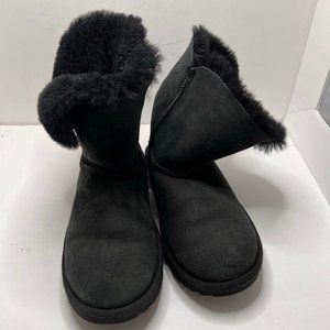 UGG Bailey Button Suede Sheepskin Boots